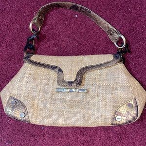 ElAINE TURNER snakeskin purse